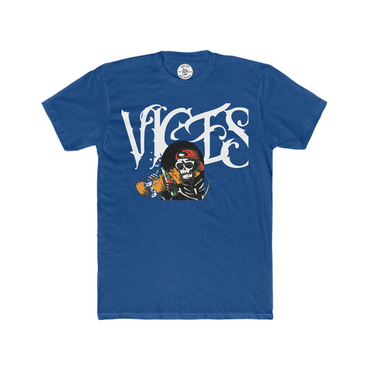 Vices Men Cotton Crew Tee