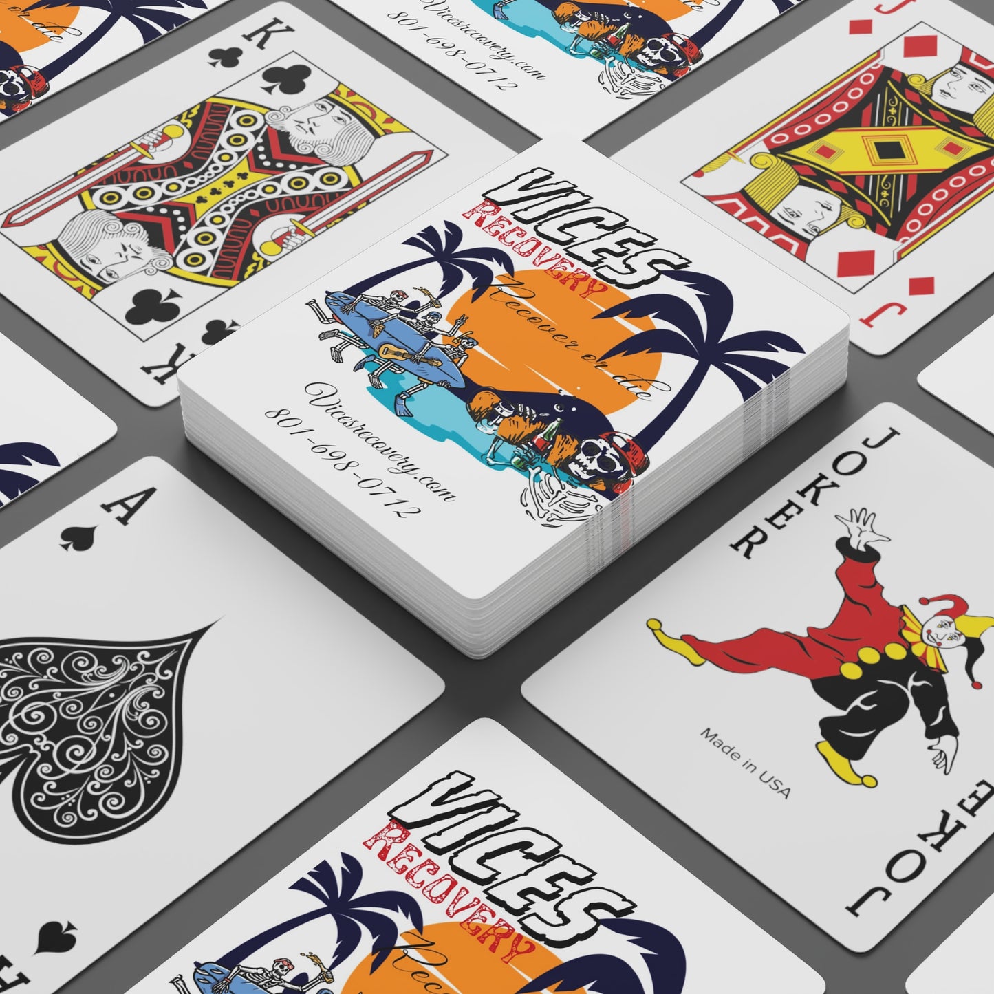 Custom Vices Poker Cards